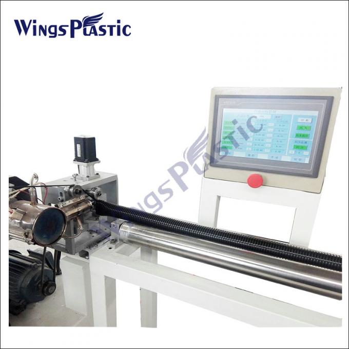 PLC Control EVA Spiral Vacuum Hose Manufacturing Machine voor zwembad slang 6