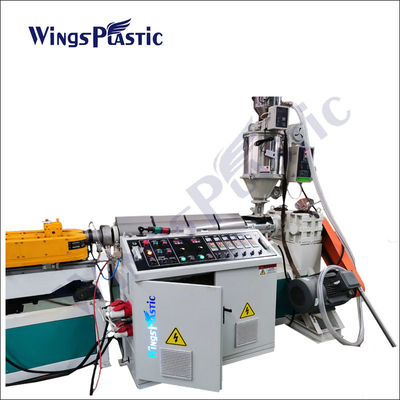 Plastic PP PE PA PVC Flexible Hose Making Machine Productielijn voor extrusie van golfdraadbuizen met een enkele wand