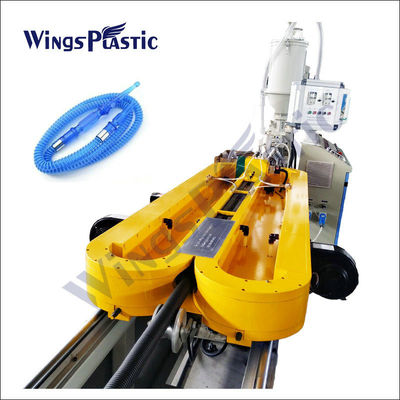 Pp-PE de Enige Muur Golf Plastic Extruder die van de de Waterpijpslang van Shisha Machine maken
