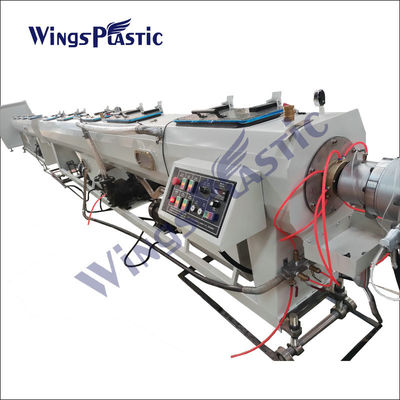 Hoge Outputhdpe Ldpe Pijp die de Uitdrijvingslijn 75160mm maken van de Machinewaterpijp