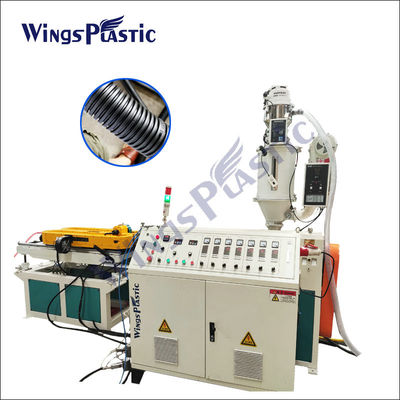 Golfslang die Machinepe tot PA maken Plastic Extrudermachine voor Kabelbeschermer