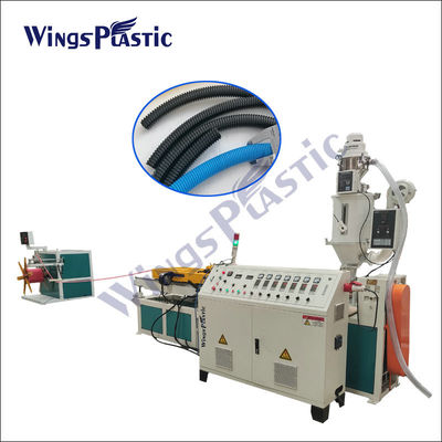 Golfslang die Machinepe tot PA maken Plastic Extrudermachine voor Kabelbeschermer