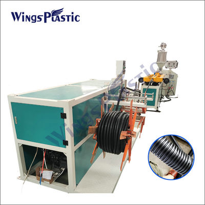 Plastiek Golf van de Machinepp pvc van de Pijpextruder de PAhdpe Extrudermachine 40-80kg/H