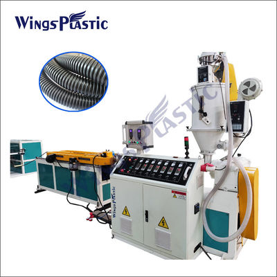 Plastic PVC PP PE Pipe Extrusion Production Line voor een enkele wand gegolfde slang maken machine