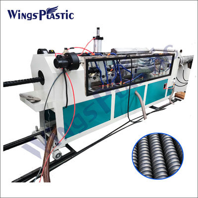 HDPE Golfpijp die Machine tot PE maken Plastic Spiraalvormige Buis die Machine maken