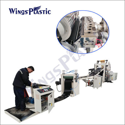 Het enige HDPE van de de Extrudermachine van het Schroef Plastic Blad LDPE Blad die van HEUPENpvc Machine maken