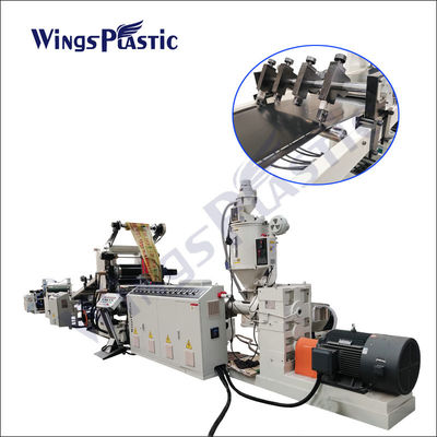 Het enige HDPE van de de Extrudermachine van het Schroef Plastic Blad LDPE Blad die van HEUPENpvc Machine maken