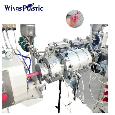 Automatische PPR-HDPE Pijp die de Uitdrijvingsmachine maken van de Machinepp Vezel Versterkte Pijp