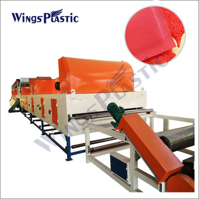 Pvc-de voetenmat die van Mat Car Carpet van de Rolvloer machine tot pvc maken de plastic mat die van de rollijn machine maken