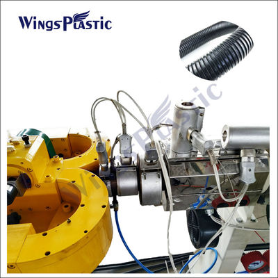 De volledig Automatische Plastic PE pp Enige Muur Golfpijp die van pvc Extrudermachine maken