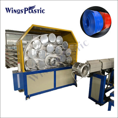 Hoog productieve PVC-vezelversterkte laag platte irrigatie slang extruder maken machine