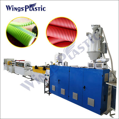 Automatische DWC-buismachine HDPE PVC-dubbelwandgrofbuis-extrusie-machine
