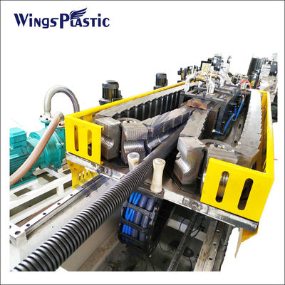 De plastic van de de Pijpuitdrijving van de Rioleringslossing de Lijn Automatische Pe DWC Machine van de Pijpextruder