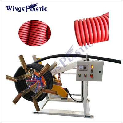 Pvc-HDPE DWC Pijp die tot Machine maken Plastic Pe de Dubbele Golflijn van de Pijpuitdrijving