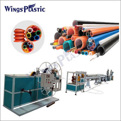 Plastic HDPE PE kabel micropipe bundel 7 Hole Casing Pipe Extrusion Machines