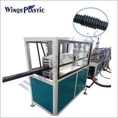 PLC PE postspanningsspiraal plastic golfbuismachine 105kw 350kg/h