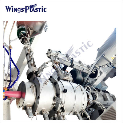 PLC Control HDPE PPR Pipe Extruder Machine voor 20-110mm Pipe Diameter