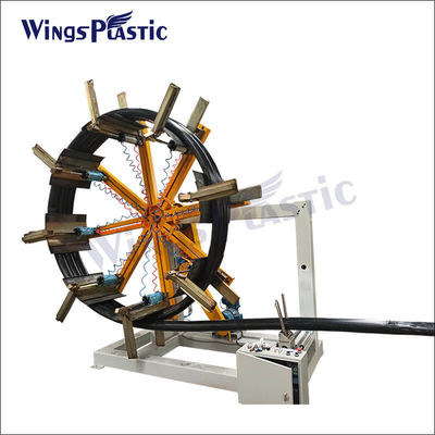 Automatische plastic HDPE PE PP elektrische leidingsbuismachine water HDPE buismachine