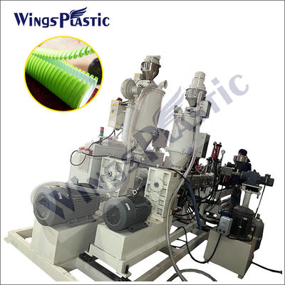 Professionele HDPE-PVC-plastiekbuis extruder voor dubbelwandige golfbuis