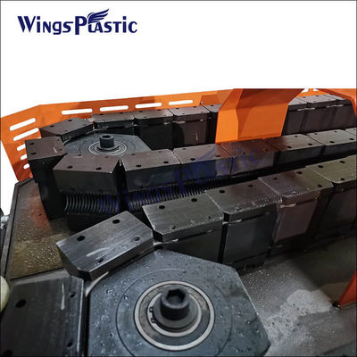 Productielijn voor hoge snelheid HDPE-dubbelwandgolfbuizen Plastic Extruder DWC-buizenmachine