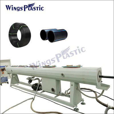 Automatische plastic HDPE PE PP elektrische leidingsbuismachine water HDPE buismachine