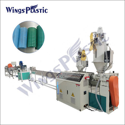 Plastic vacuum cleaner tube making machine plastic spiraal gegolfde buis machine
