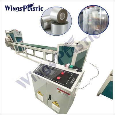 Recycled PS PC PET Plastic Curtain Sheet Kleine extrudermachine met PLC-besturingssysteem