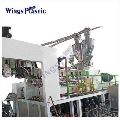 Aangepaste PET PS Plaat Extrusie Lijn PLC Control Plastic Transparent Plaat Maker
