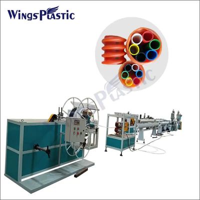 High Speed PP PE Single Wall Corrugated Pipe Extruder Machine voor medische slang