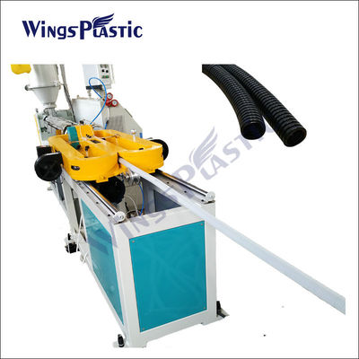 Plastic PP PE Pvc Single Wall Corrugated Pipe Hose Extrusion Productielijn Extruder Machine Maker