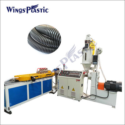 Pp Pe Pvc Pa6 Nylon High Speed Single Wall Pipe Hose Extruder Machinery Making Extrusion Productielijn