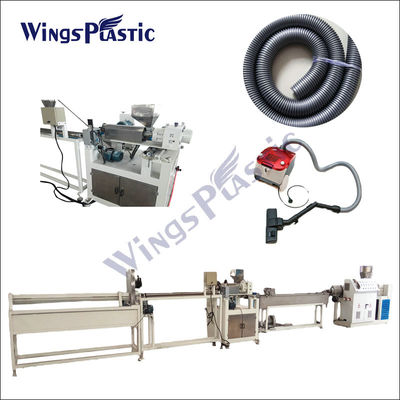Plastic Vacuum Cleaner EVA PE Spiraal Gekrompen Pipe Extruder Machine Duurzaam