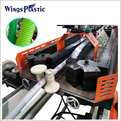 Plastic Hdpe Pp polyethyleen golfdraad extruder machine enkel schroef