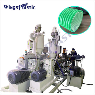 Plastic Hdpe Pp polyethyleen golfdraad extruder machine enkel schroef
