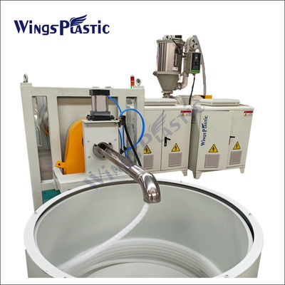Plastic Hdpe Pp Pe Hydraulische Spiraal Wrap Protector Slang Extrusie Machine