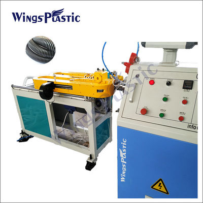 High Speed Plastic PP PE PVC Single Wall Corrugated Pipe Extrusion Making Machine Lijn