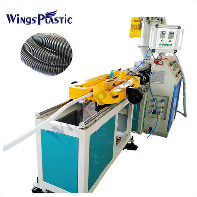 High Speed Plastic PP PE PVC Single Wall Corrugated Pipe Extrusion Making Machine Lijn