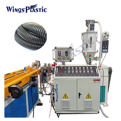 Plastic enkele muur PVC PP PE Spiral golfgolfde pijpslang Extrusion Make Machine Extruders
