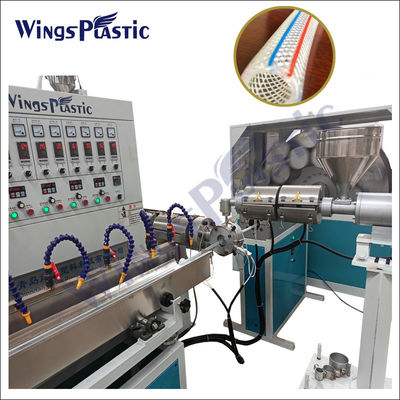 Automatisering PVC gebreide slang Transparante vezelversterkte buismachine