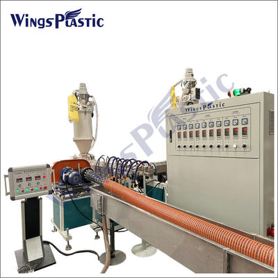 Pvc-zuigslangextrusielijn Spiraalversterkte slangproductielijn Pipe Extrusion Machine