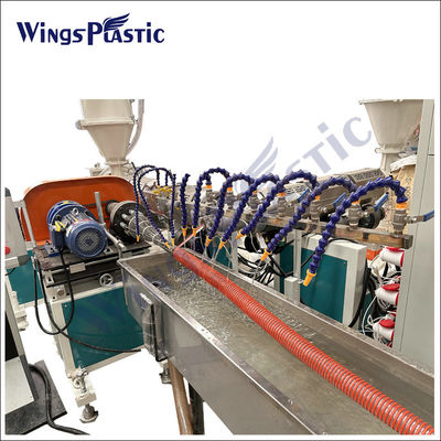 Pvc-zuigslangextrusielijn Spiraalversterkte slangproductielijn Pipe Extrusion Machine