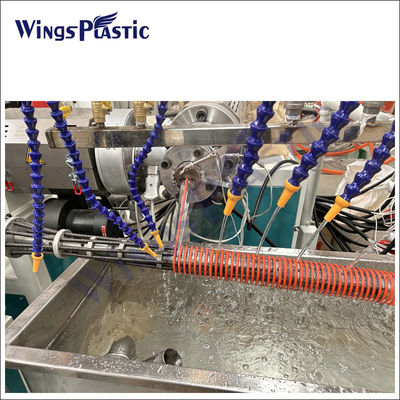 Plastic Machine Extrusion Line voor PVC Spiral Suction Hose Pipe Plant Manufacturing Process Machine