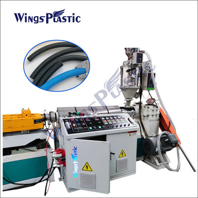 Flexibele Plastic van de de Machine Enige Muur Golfpijp van de Pijpextruder de Uitdrijvingsmachine