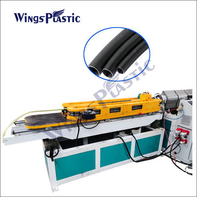 De plastic Enige Muur Golf van de de Machine Flexibele Pijp van de Pijpuitdrijving Productielijn 80kg/H